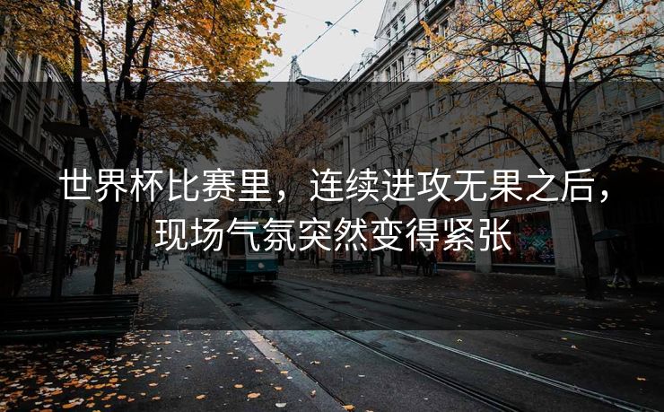 世界杯比赛里，连续进攻无果之后，现场气氛突然变得紧张